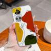 For Huawei P50 Pro P50E Phone Case Lucky Flowers Patterns Transparent Protective Funda For Huawei P 50 Soft TPU Silicone Bumper