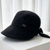Equestrian hat women's fashion hanging mask casual visor summer UV protection face small versatile cap