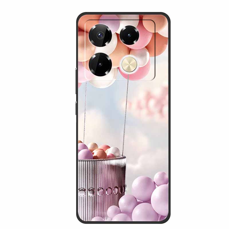 Чехол для Infinix Note 40 Pro 4G, мягкий силиконовый задний чехол из ТПУ для телефонов Infinix Note40 X6850 X6853, оригинальный цветной Capa