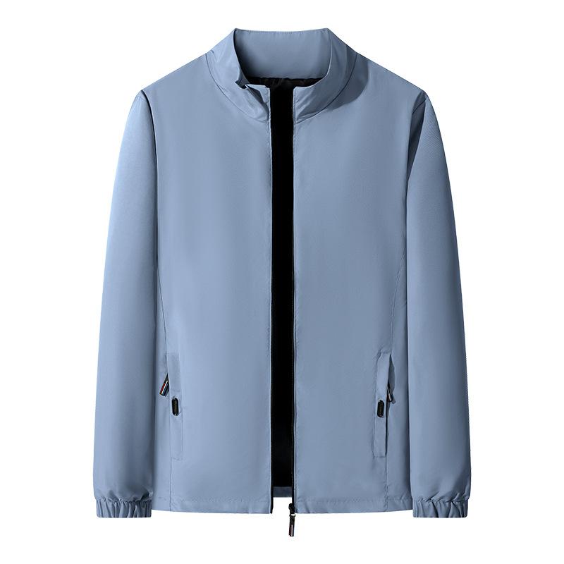 Весенне-осенняя новая куртка Куртка Мужская Универсальная Повседневная Простая 3D Стойка Воротник Топ