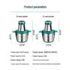 Многофункциональная электрическая мясорубка и овощерезка из нержавеющей стали Yangzi для домашнего и коммерческого использования