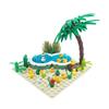 MOC 1 шт. 49661pb01 41384 Утка из зоопарка с принтом Строительные блоки Сельскохозяйственное животное Лес Водные кубики Частицы Игрушки Подарки на день рождения для детей