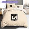 Los Angeles Football Club Pattern Bedding Quilt Set  Home Decoration  Gift (1 * duvet cover + 2 * pillowcase  without core)