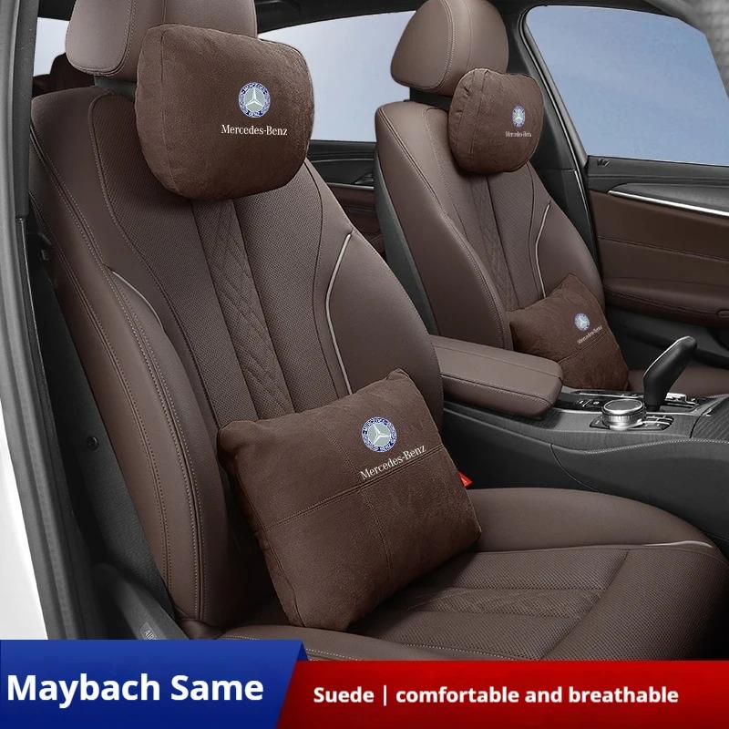 Mercedes-Benz A B C E S R Class GLB GLC GLE AMG CLA CLS SLC GLS SLS ML Car Headrest Neck Support Lumbar Rest Cushion Neck Pillow