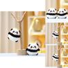 Delightful Plush Panda Keychain Cuddly Stuffed Animal Bag Charm For All Ages