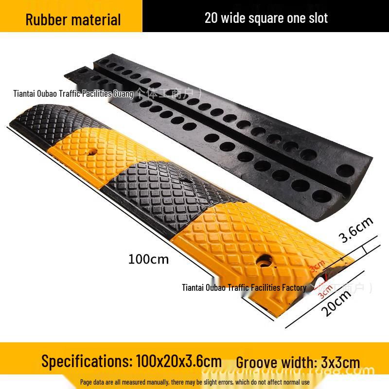 Немоторизованная полоса Мини-лежачий полицейский и Противоскользящая полоса для велосипедов и пешеходов