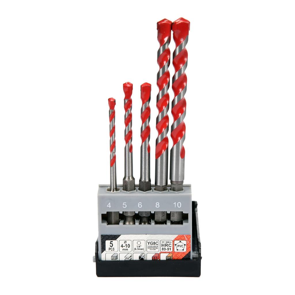 Yato Hex Head Drill Bit Set (Pack of 5)