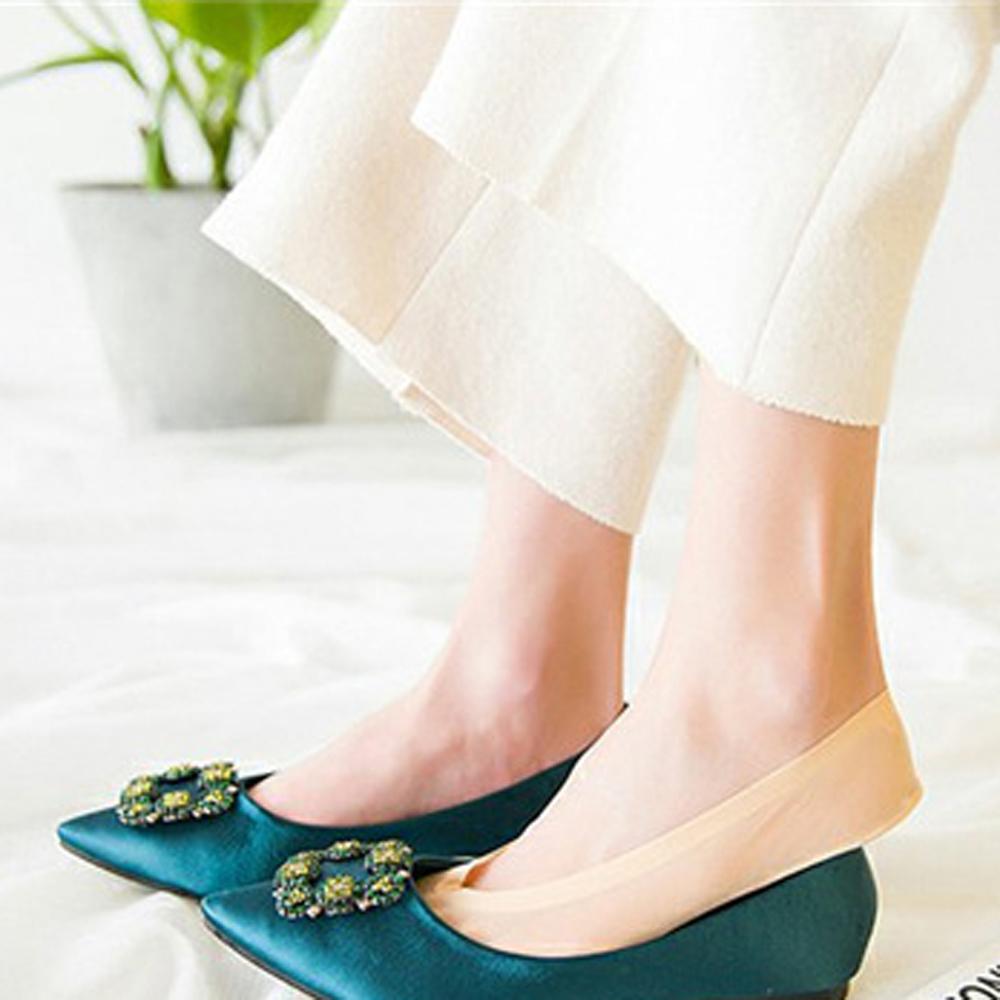 Women Summer Foot Massage with Gel Pads Health Care Arch Support Sock Slippers Invisible Socks 3D Socks