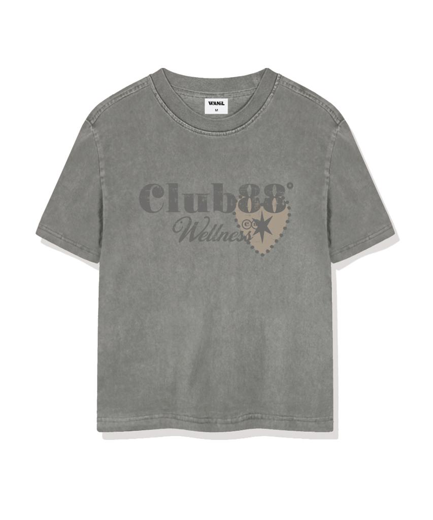 Футболка с коротким рукавом Wenil Club 88, пигментное окрашивание, 5 цветов [Wasf_1002]