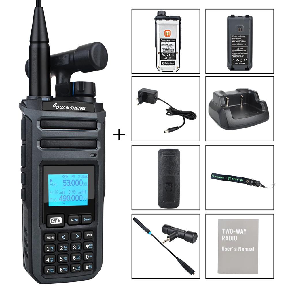 (Европейская вилка) 10 Вт Двухдиапазонная рация AM FM SSB