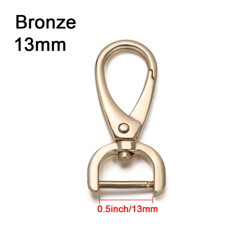 Keychain Webbing Buckle Leather Strap Buckles Trigger Clips Detachable Snap Hook Pet Leash Hooks