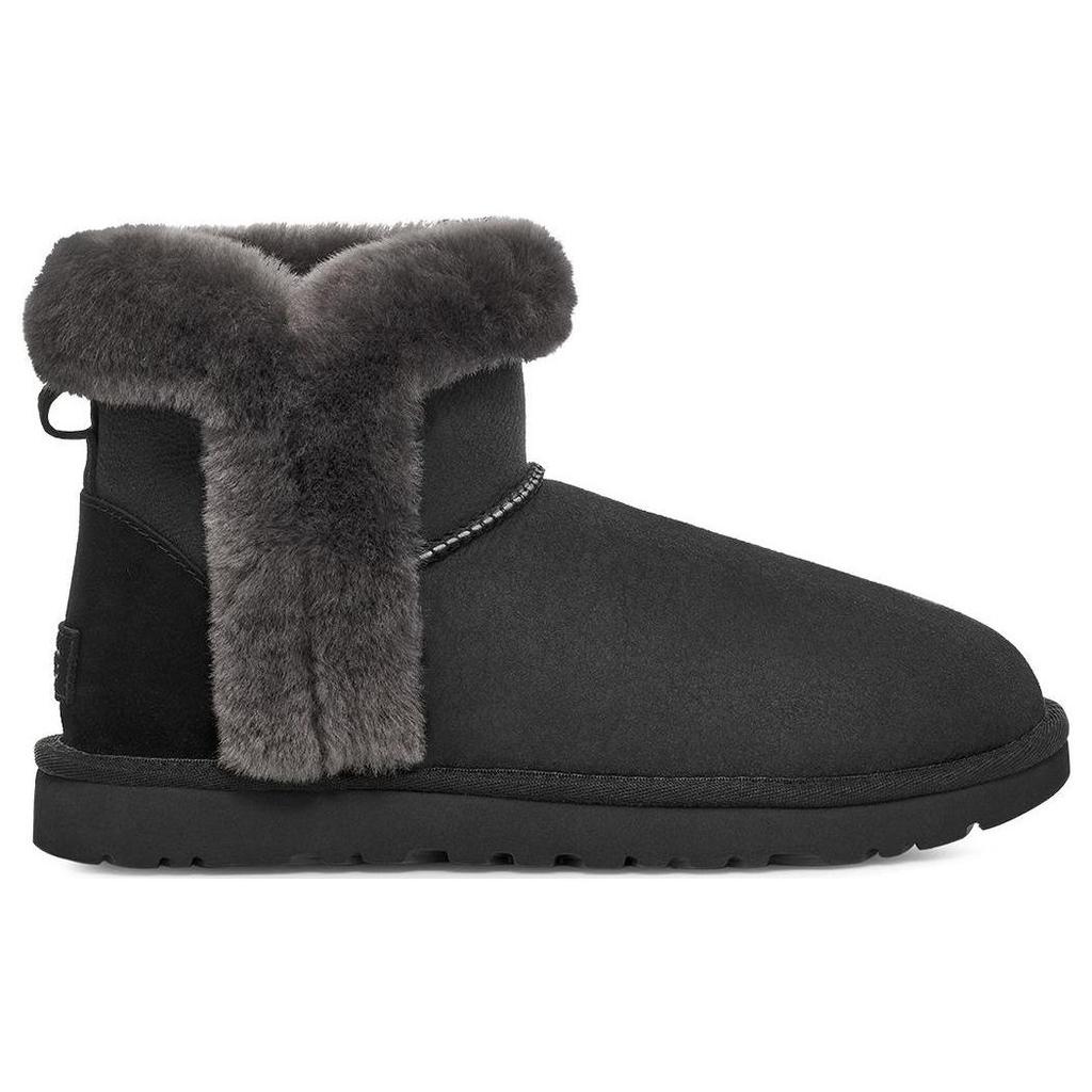 UGG Other Plush Casual Comfortable Short Snow Boots Women Boots Black 1130590-BLK
