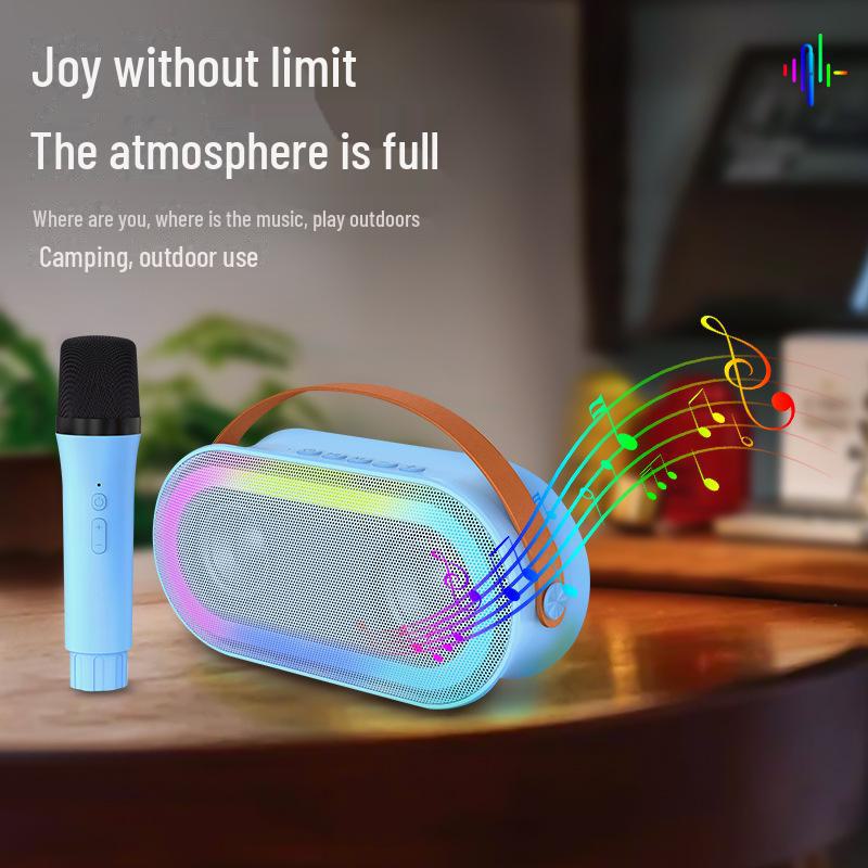 P6 Караоке Bluetooth-динамик с беспроводным микрофоном