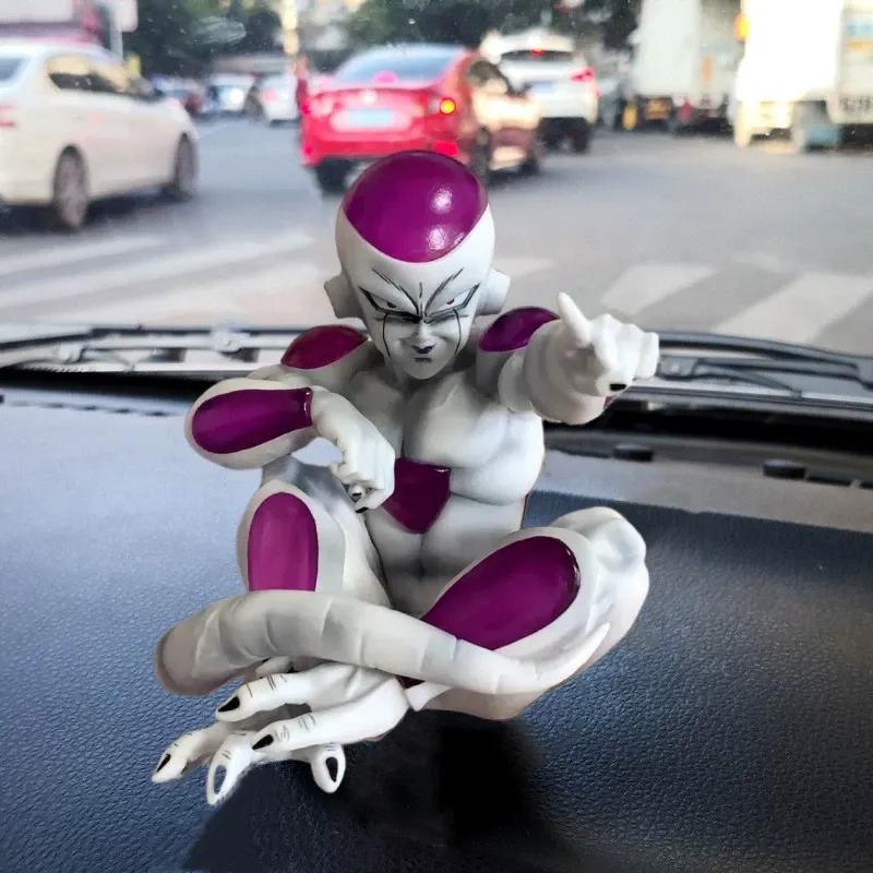 Anime Villain Sitting Frieza Figures Pvc Static Statue Model Toy Action Figure Chassis Desktop Collection Decoration Fan Gifts
