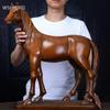 Китайская скульптура лошади, украшения из смолы, приносящие удачу, для гостиной, телевизора, тумбы, украшения для рабочего стола, аксессуары, домашние поделки