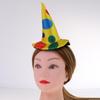 Polka Dot Clown Hat Headband Jester Hairband Costume Fancy Dress