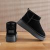 Fashion Ankle Women's Boots Fashion Daily Women Winter Short Plush Keep Warm Solid Snow Boots Round Toe Shoes for Women Zapatos De Mujer