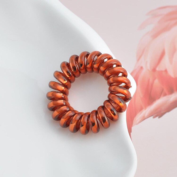 1 шт. полезные эластичные ленты для волос для девочек, аксессуары для волос, резинка для волос, головные уборы, веревка для волос, спиральная форма, резинка для волос, телефонный провод