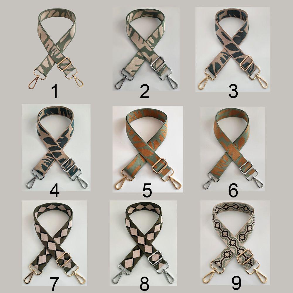 Аксессуары для сумок, сменный регулируемый ремень для сумок, хлопковый цветной ремень для сумок, ремень для сумок через плечо