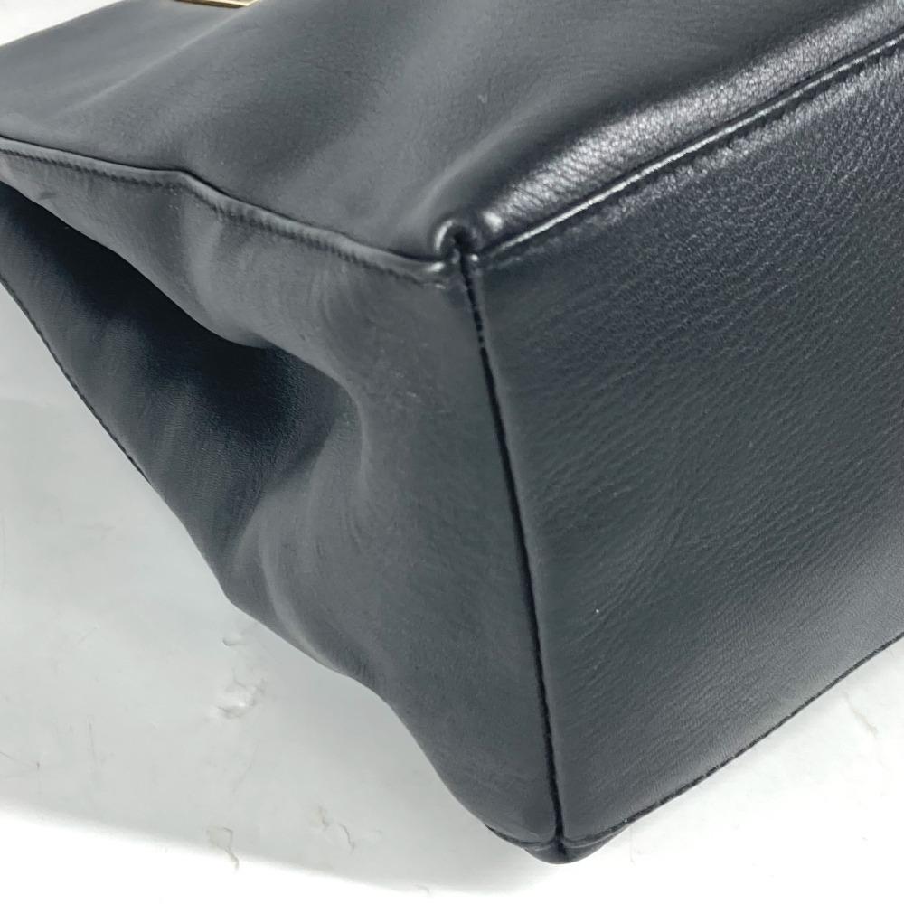 Salvatore Ferragamo Logo metal handle 2-way bag Handbag Shoulder Bag