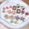 Серьги-капли 'Серебряная Игла Розовый Тюльпан' - Сказочное Очарование и Дизайн Цветка Сладкой Любви для Женщин