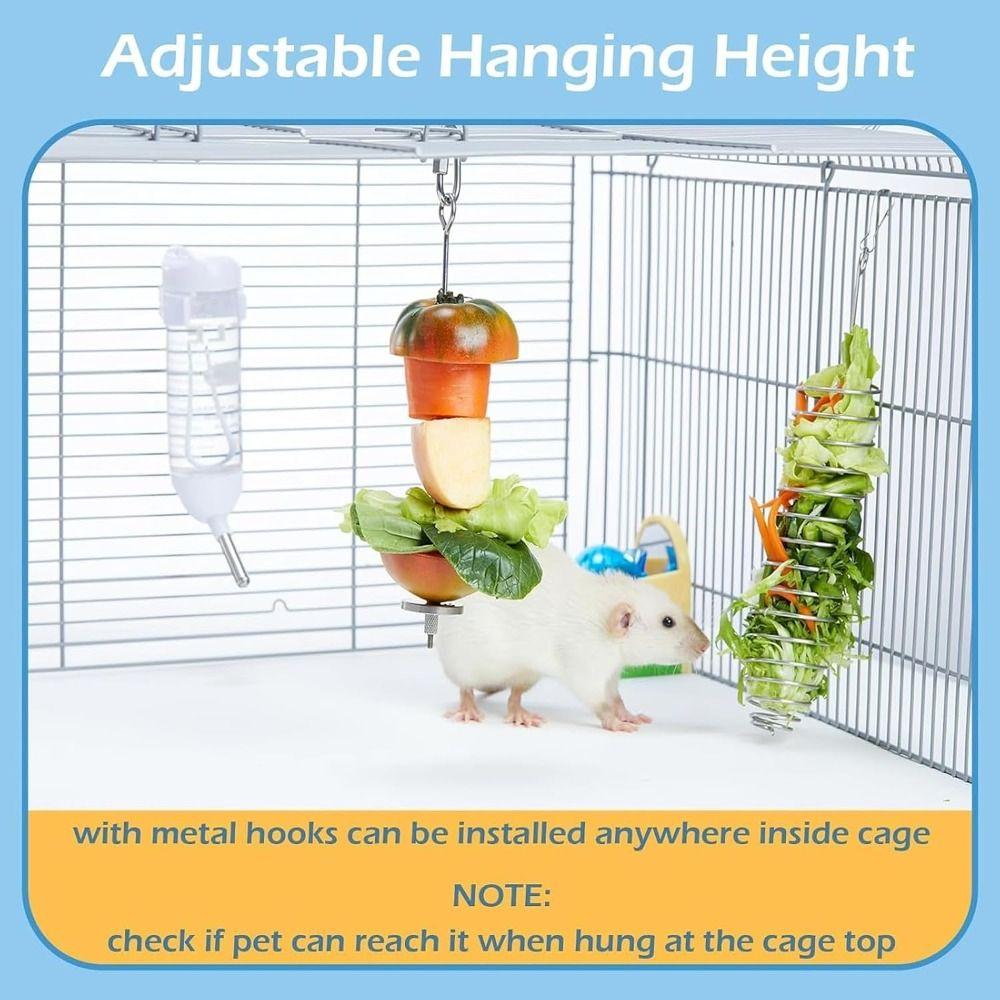 3pcs Interactive Rat Enrichment Toys Non-Toxic Bird Foraging Toy Rodent Slow Feeder Pet Supplies