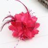 Dance Performance Wedding Hair Accessories Wrist Flower Feathers Hair Clip Bridal Hairpin Headdress