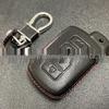 Genuine 4D Leather Case for Toyota 12 Camry/Previa/Alphard Smart Key (4-Button)