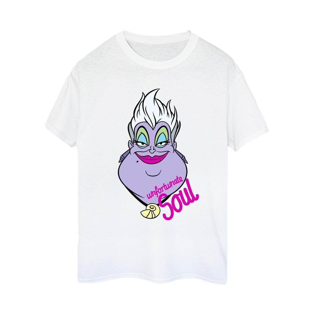 Disney Womens/Ladies Villains Ursula Unfortunate Soul Cotton Boyfriend T-Shirt