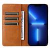 For iPhone 13 Pro Leather Case RFID Blocking Card Slots Wallet Phone Cover
