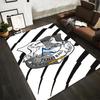 Amiens SC Crest Rug - Non-slip suitable for living room and bedroom sofas.