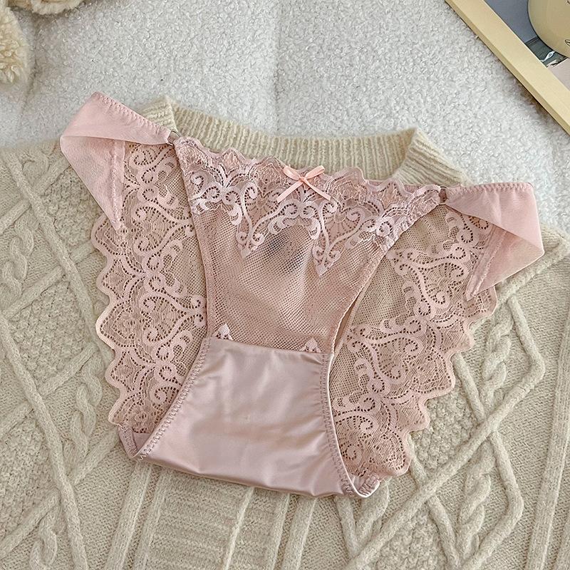 Sexy and Hot Lace Low-waisted Breathable Pure Desire Triangle Women’s Panties