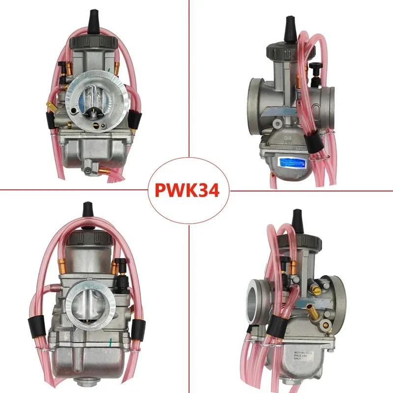 Карбюратор PWK 33 34 35 36 38 40 42 мм для KEIHIN PWK TRX250R 200cc-650cc 2-тактный 4-тактный Мотоцикл Квадроцикл Багги Питбайк Скутер Мотокросс