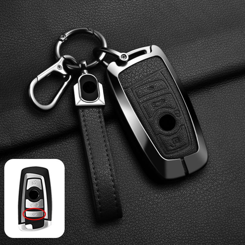 Interior Mouldings Car Zinc Alloy Key Case Cover Holder For BMW F30 F20 F10 F18 F22 F01 X3 X4 F06 F02 M3 M5 Protector Auto Keych