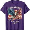 Винтажная футболка 250 лет Америка 1776-2026 250-й День Рождения США