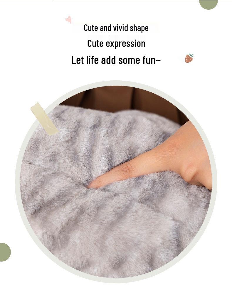 Hugging Jilly Laying Cat Plush Doll - Comforting Gift for Girlfriend