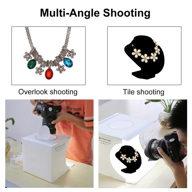 Складная студийная коробка с кольцевой светодиодной панелью 23 см