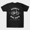 Мужская черная футболка с принтом Deebo Bike Repo Печать на трансферной бумаге без вырезки Хлопковая футболка - Мужская летняя хлопковая футболка с графическим принтом