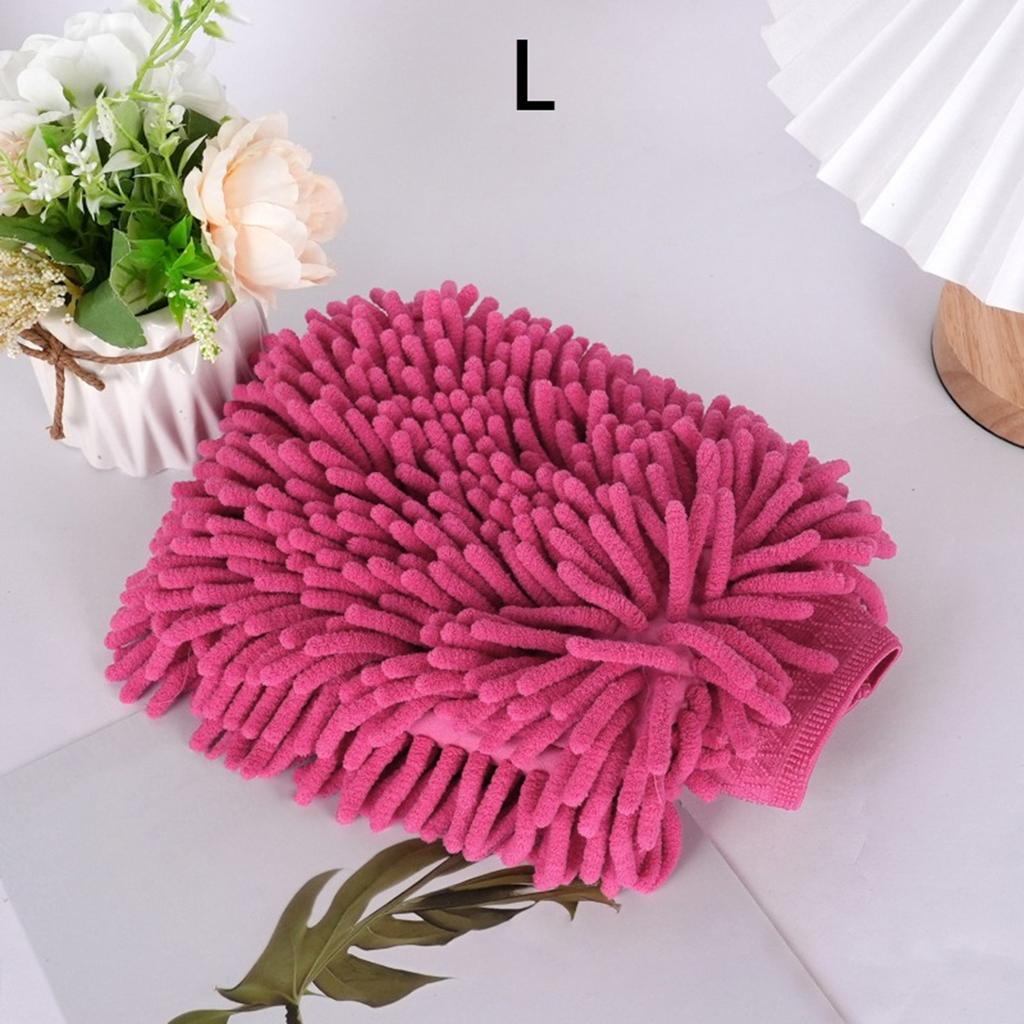 Car Wash Gloves Double Sided Thickening Car Cosmetic Care Car Cleaning Tool Chenille Sponge Gloves