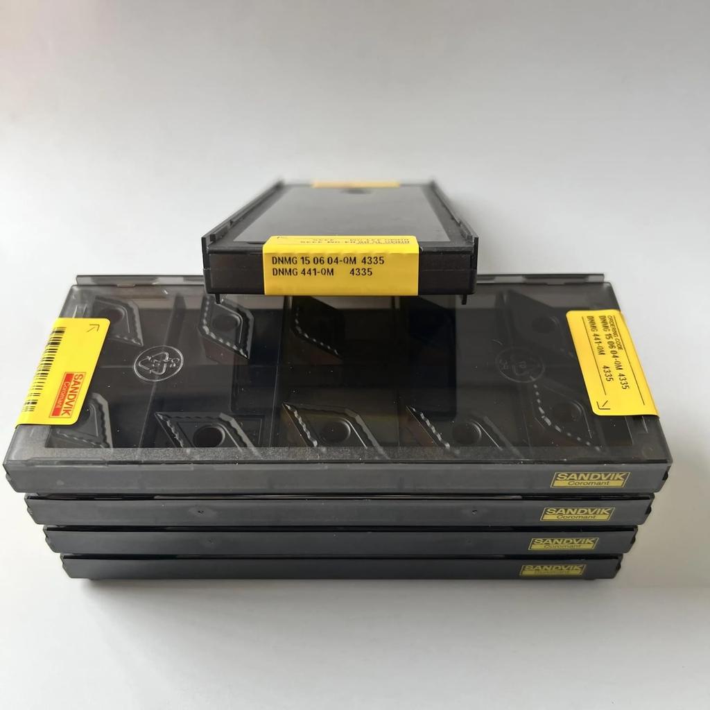 Original Sandvik / DNMG150604-QM 4335 /CNC Lathe Carbide Blade 10 Pcs