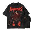 Dark Souls Washed TShirt Personalized Streetwear FourSeason Loose Fit Unisex YK Short Sleeve for Couples Classic Casual
