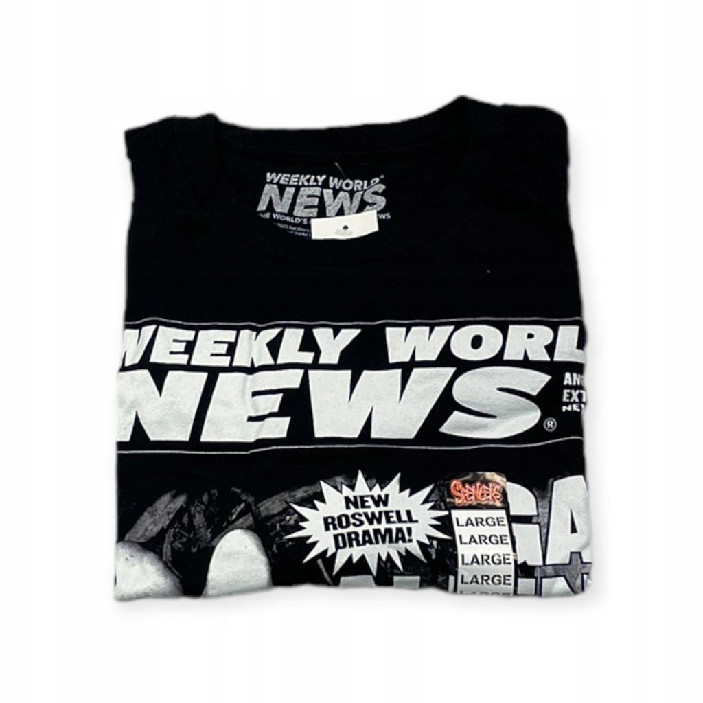 Мужская футболка с круглым вырезом SPENCER'S WEEKLY WORLD NEWS L
