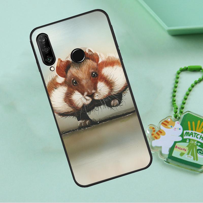 Милый Милый Питомец Хомяк Для Huawei Nova Y90 Y70 Y60 Y61 Y91 Y72 9 10 SE 12i 12s 11i 5T P60 Pro P20 P30 P40 Lite Чехол