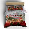 Golden dogs, Christmas truck. Bedding sets Duvet cover sets Duvet covers Pillowcases(1 * Duvet Cover 2 * Pillowcases without duvet insert)