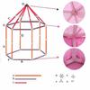 Large Princess Castle Children Indoor Play Tent Portable Tulle Garden Folding Play Tent Playhouse