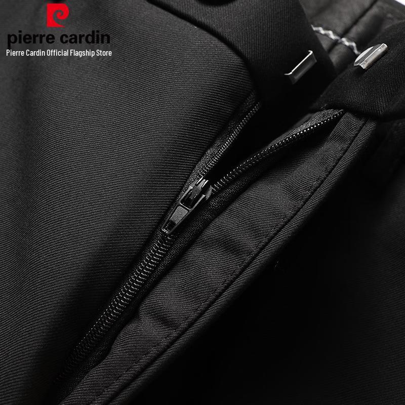 Pierre Cardin Men's Anti-Wrinkle Chinese Style Stand Collar Suit Set