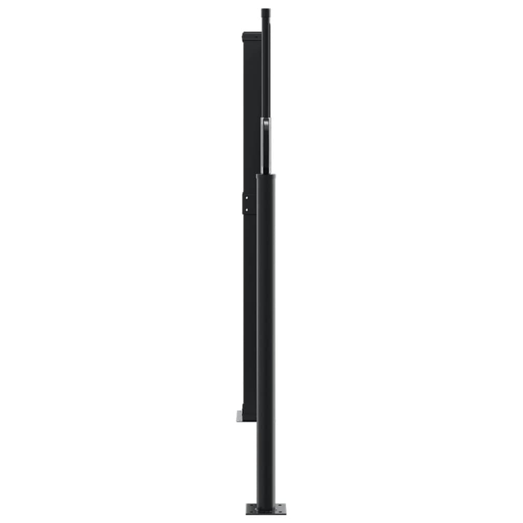 Retractable Side Awning Red 140 x 600 cm