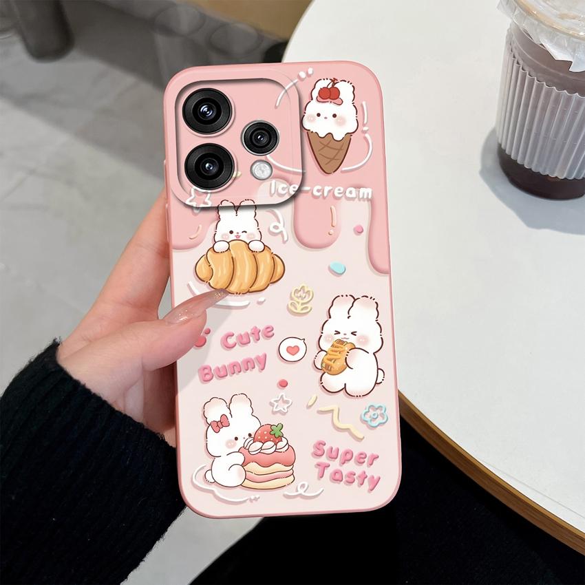 Для Oppo Reno 15 14 13 12 11 Pro 15F 15C 11F Чехол для телефона Элегантные цветы Мягкий жидкий силикон Легкий чехол для OPPO Reno Ударопрочный Прочный бампер