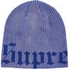 Supreme Пестрая вязаная шапка с надписью на староанглийском (26СС) царственный