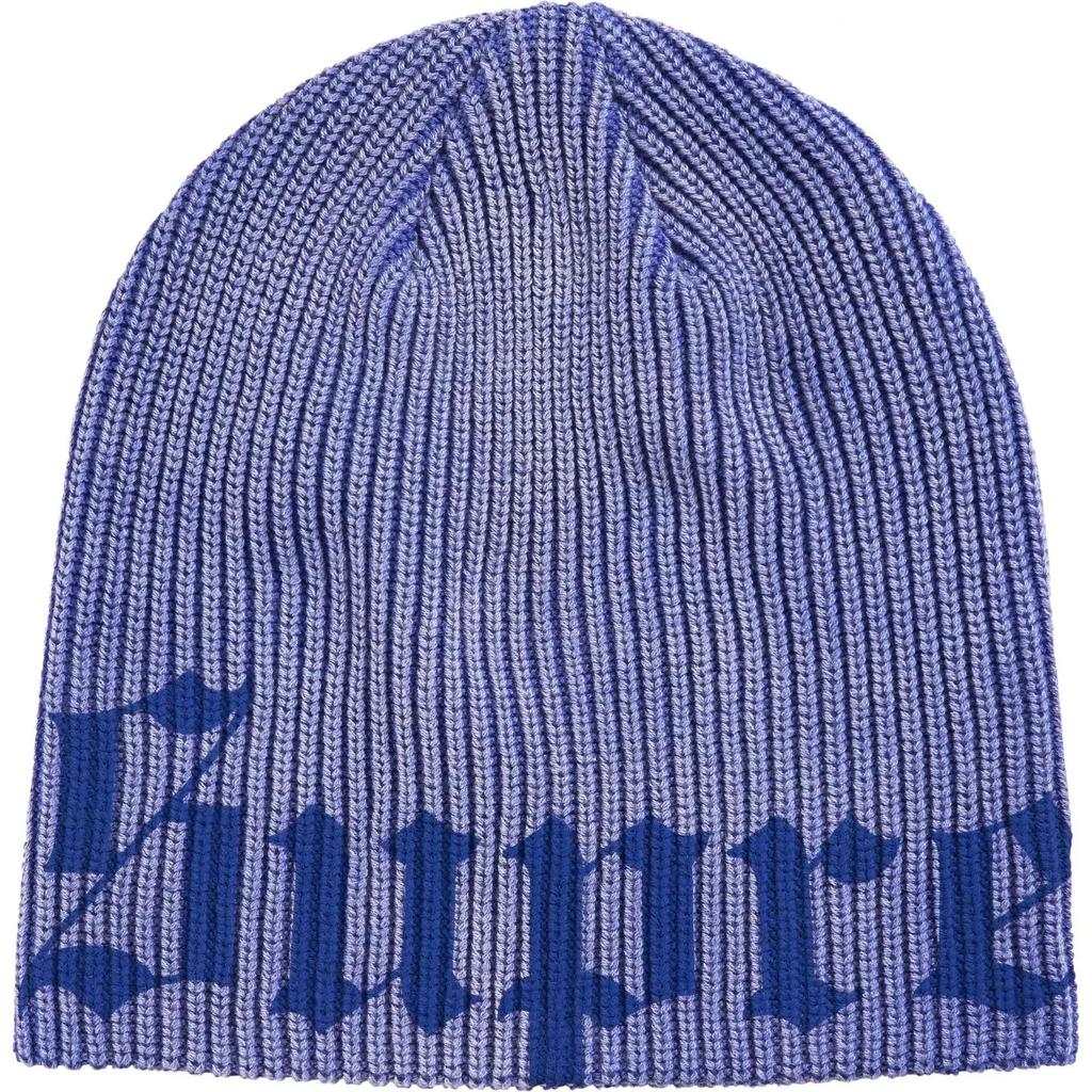 Supreme Пестрая вязаная шапка с надписью на староанглийском (26СС) царственный